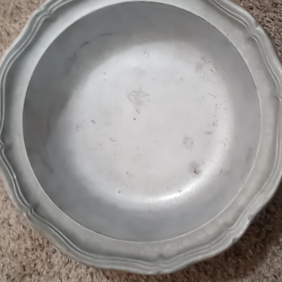 BON CHEF 9062-N Queen Anne Pewter Cast Aluminum Large Serving Bowl - Picture 6 of 9